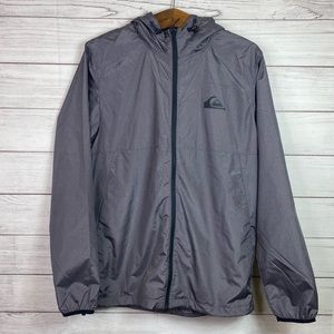 NWT Quicksilver full zip windbreaker jacket Size L/G